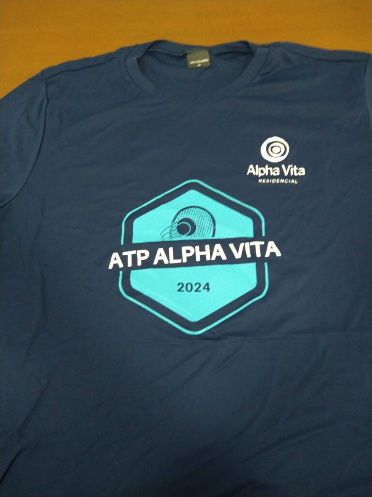 Camiseta Malha Fria em Silk Screen