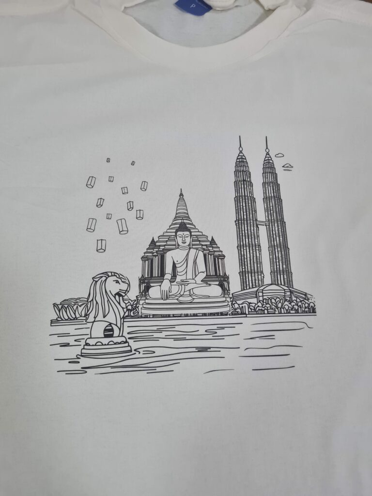 Camiseta Algodão Produzida com DTF