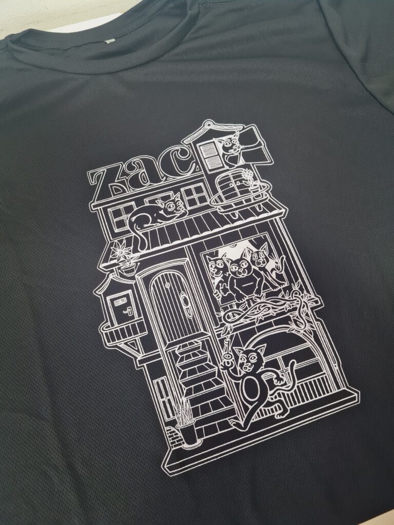 Camiseta Dry Fit em Silk Screen