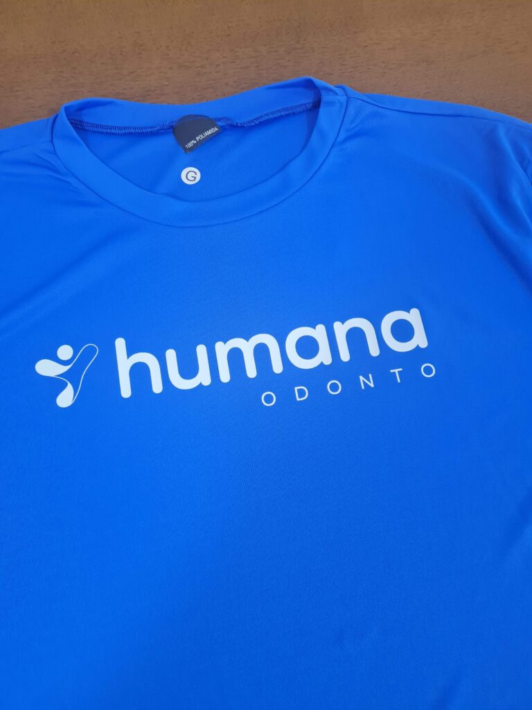 Camiseta Dry Fit em Silk Screen