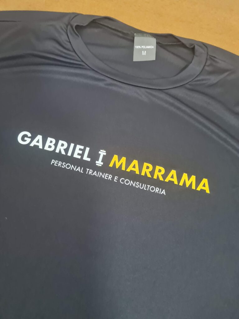 Camiseta Dry Fit em Silk Screen