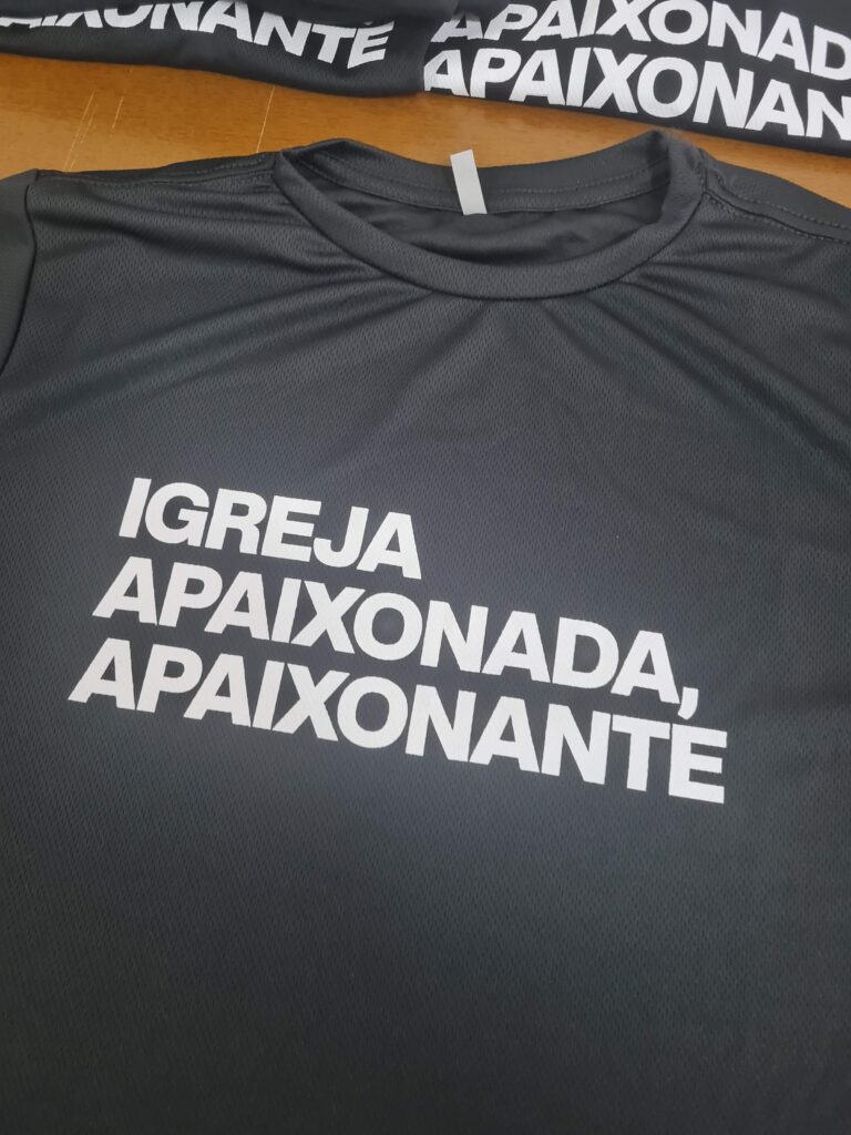 Camiseta Dry Fit em Silk Screen