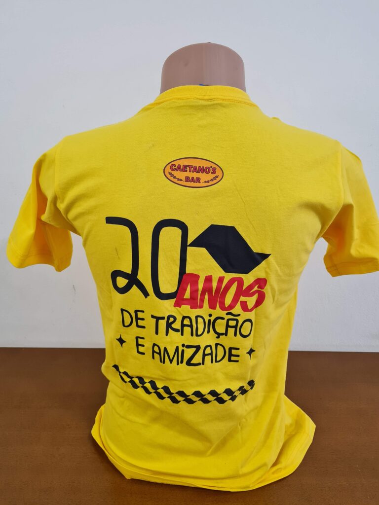 Camiseta Algodão Penteada Premium Estampada em Silk Screen