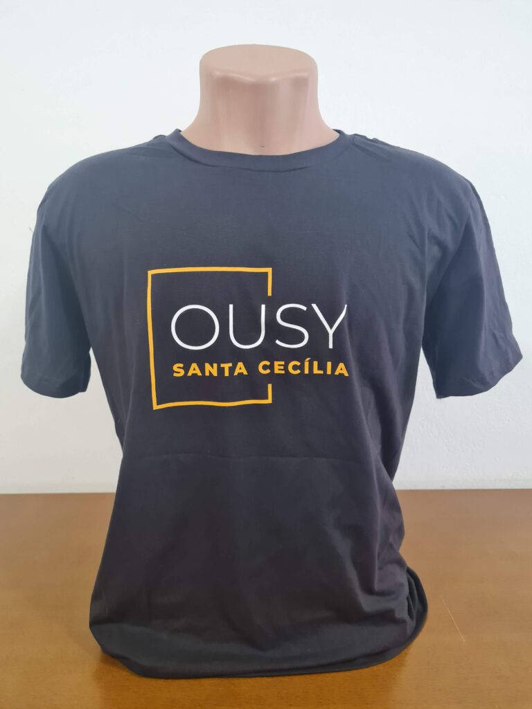 Camiseta Algodão Penteada Premium Estampada em Silk Screen