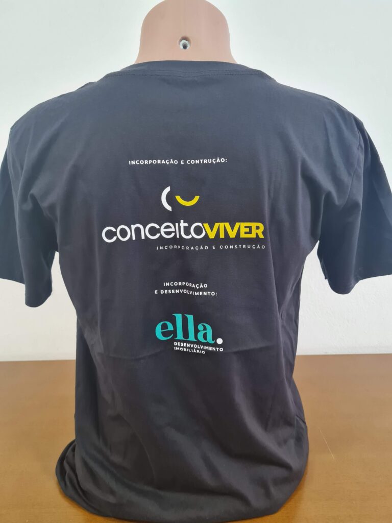 Camiseta Algodão Penteada Premium Estampada em Silk Screen