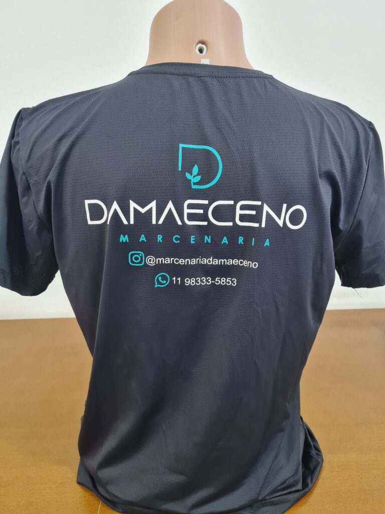 Camiseta Poliamida Extra Premium com Elastano em Silk Screen